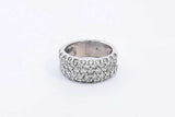 1.43ctw Diamond Ring In 14k White Gold 6.9 Grams Size 4 Eb1224wxzsa