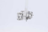 3.0cttw Diamond Stud Earrings In Platinum 5.2 Grams Eb0326rxxzdu