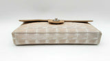 Chanel Travel Line East West Beige & White Flap Shoulder Bag Fw1224crxdu