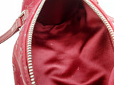 Louis Vuitton Bb Monogram Rouge Satin Little Papillon Shoulder Bag Lh0924ixzde