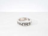 Chrome Hearts Forever Ring In Sterling Silver 11.1 Grams Size 8 Fw0626orzdu