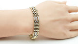 .28ctw Diamonds 10k Yellow Gold 23 Grams 8 In Bracelet Sd0226llzxdu