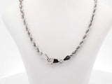 14k White Gold 14.6 Grams Rope Chain 22 In Aa0126ezxsa