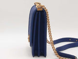 Chanel North South Boy Flap Bag Blue Handbag Aa0326lzxzsa