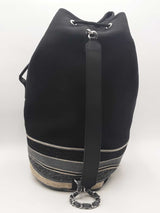 Chanel Canvas Drawstring Backpack Eb0226exzsa
