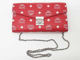 Mcm Tracy Red Viestos Chain Crossbody Bag Do0824loxde