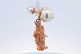 Christian Dior Mismatched Pair Of Gold Tone Faux Pearl Stud Earrings Eb0926lxzde