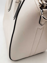 Givenchy Signature Logo Antigona White Calfskin Handbag Fw0125ixzsa