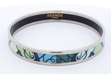 Hermes Coup Fouet De Cheval Enamel Bangle Bracelet 7 Inch Eb0326lorde