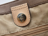 Michael Kors Taupe Gray-beige Pebbled Leather Tote Shoulder Bag Do0826oxde