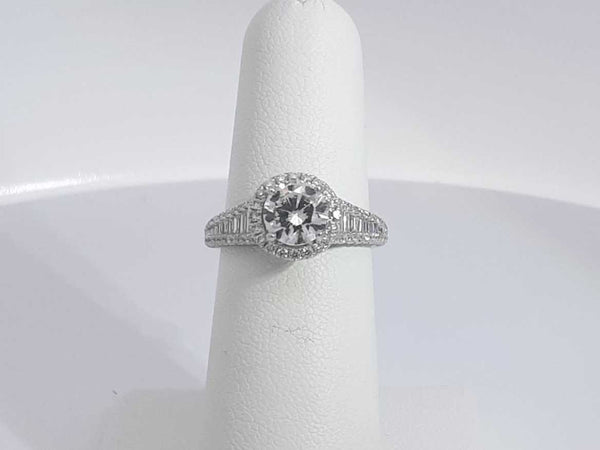 1.02 Cttw Diamond 18k White Gold 3.9 Grams Size 6 Aa0725orxzsa