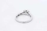 0.46ctw Diamond Ring In 10k White Gold 3.1 Grams Size 7 Eb1025lpxdu