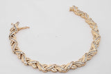 2.86cttw Diamond Bracelet In 14k Yellow Gold 23.3 Grams 7 Inch Eb0326lsxzsa