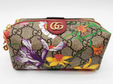 Gucci Ophidia Floral Gg Supreme Coated Canvas Cosmetic Case Do0725orxde