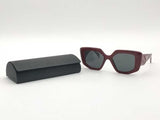 Prada Spr14z Red Sunglasses With Case Aa0826crsa