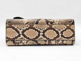 Gucci Medium Padlock Shoulder Bag In Neutral & Yellow Python Snakeskin Fw0726wzxdu