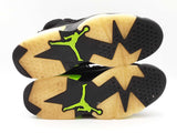 Nike Air Jordan 6 Retro "Electric Green" & Black Sneakers Size 12 Fw0926crdu