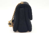 Chanel Black Tweed Bijoux Chain Flap Bag Eb0226wwxzde
