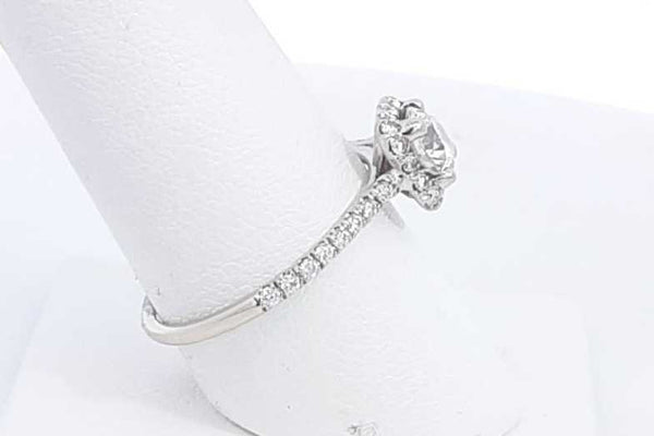 Approx. 1.02ctw Diamond Ring In 14k White Gold 2.5 Grams Size 8 Eb0824cxzsa