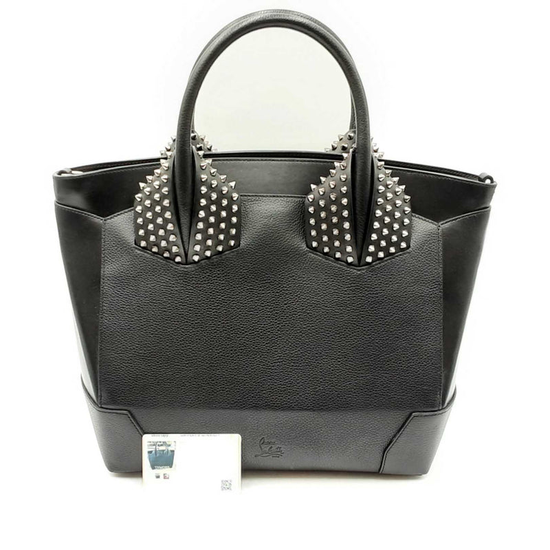 Christian Louboutin Eloise Grained Calfskin Spiked Handbag Sd0625pzxdu