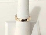 Green Gemstone & Diamond Ring 14k Yellow Gold 6.7 Grams Size 7 Mk0726pzxmia