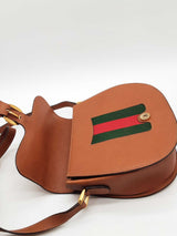 Gucci Leather Web Stripe Crossbody Bag Eb1026pxzde