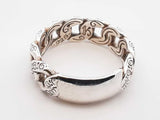 Konstantino Sterling Silver Carved Curb Link Ring 9.1 Grams Size 12 Fw0425pxdu
