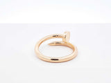 Cartier Juste Un Clou Ring In 18k Yellow Gold 9.5 Gram Size 63/10.25 Fw0526exzde