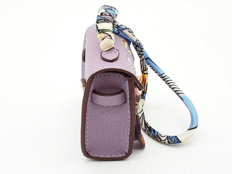 Lilac Purple Doll Mini Bag Charm Do0725cde