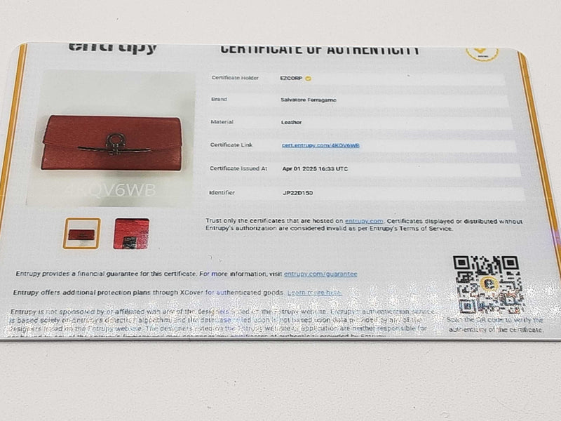 Salvatore Ferragamo Gancini Red Leather Continental Wallet Do0725lxzde