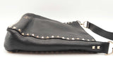 Valentino Rockstud Black Grained Leather Shoulder Bag Sd0426pzxdu