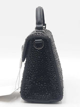 Valentino Vsling Black Rhinestone Top Handle Bag Eb1125exzdu