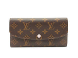 Louis Vuitton Emilie Wallet In Monogram Canvas & Rose Leather Fw0626oordu