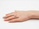 3.07 Ctw Marquise Diamond & 14k Gold Engagement Ring 7.8g Size 5.75 Fw0426pzxzdu