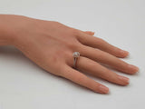 0.24 Cttw Diamond & 14k Rose Gold Double Halo Ring 4.1g Size 6.75 Fw0426woxdu