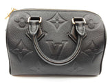 Louis Vuitton 20 Speedy Black Monogram Empreinte Leather Crossbody Bag Do0425lwxzde