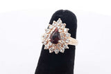 Diamond & Gemstone Ring In 14k Yellow Gold 7.3 Grams Size 5 Eb0826pxzsa