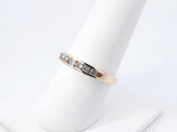 0.25 Cttw Diamond & 14k Yellow Gold Channel-set Wedding Band 2.4 Grams Size 8 Fw0926lcxdu