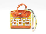 Mini Boutique Bag Charm In Yellow Fw0825edu