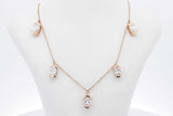 2.6cttw Lab Grown Oval Diamond Station Necklace 14k Yellow Gold 4.1g Eb826llrxsa