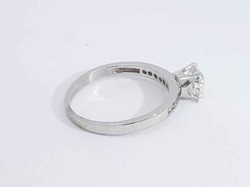 1.14 Cttw Diamond 10k White Gold Ring 2.8 Grams Size 9.5 Aa0525lsxzsa