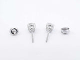 2.0 Cttw Lab-grown Diamond Stud Earrings In 14k White Gold 1.1 Grams Fw0326wcrdu