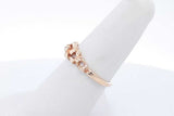 14k Yellow Gold Nugget Ring With Diamond 2.5 Grams Size 6.75 Eb0526lcrde