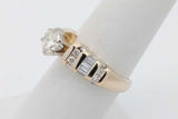 1.12cttw Diamond Ring In 14k Yellow Gold 4.9 Grams Size 6.25 Eb1026eprsa