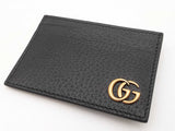 Gucci Gg Marmont Money Clip In Black Calfskin Leather Fw0426lrzdu