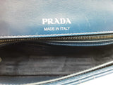 Prada Diagramme Blue Quilted Leather Flap Shoulder Bag Sd0626crzdu