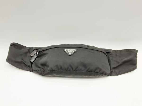 Prada West Pouch Black Nylon Waist Bag Do0824wcrde