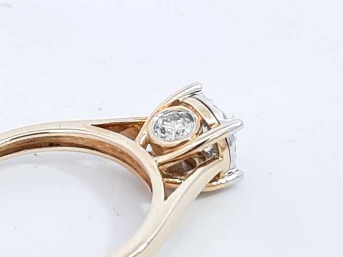 Approx. 0.4ctw Diamond Ring In 10k Yellow Gold 3.3 Grams Size 7 Eb0824orxdu