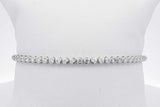 1.8cttw Diamond Tennis Bracelet In 14k White Gold 7.8 Grams 7 Inch Eb0626pxzsa