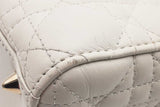 Christian Dior Quilted Cannage Lambskin Lady Dior Top Handle Bag Eb0826oxxzde